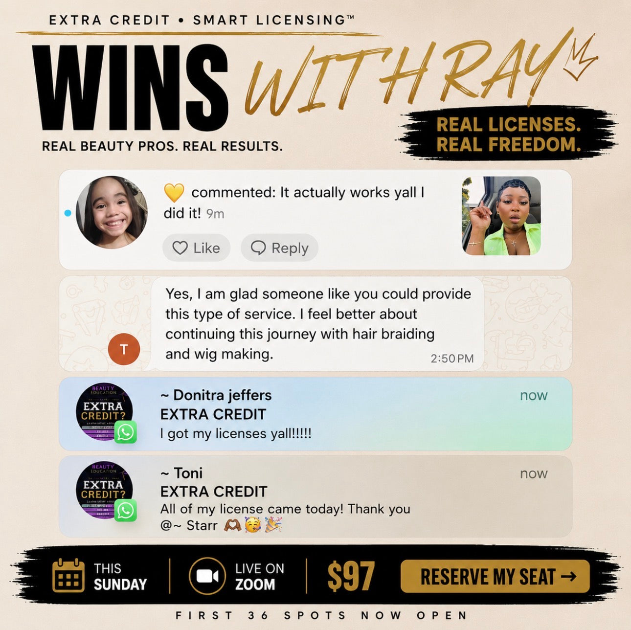LICENSE WITH ME — LIVE